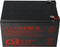 CSB-GP12120F2 12 volt AGM loodzuuraccu 12Ah, 151x98x100mm Faston 4.8, 6.3mm 5 jaar type standby
