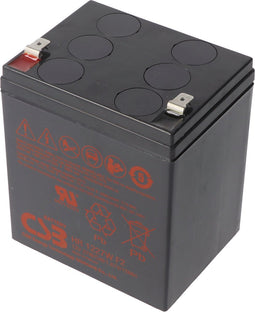CSB-HR1227WF2 12 volt AGM loodzuuraccu - 27 Wh, 90x70x106 mm Faston 6,3 mm bestand tegen hoge stroomsterkte