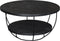 Livingfurn - Salontafel Evan Norris 65 cm - Mangohout / Gecoat Staal
