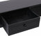 vidaXL - Wandtafel - 90x30x77 - cm - hout - zwart