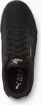 PUMA Carina Raw Metallics - Lage sneakers - SoftFoam+ demping - Zwart-Goud