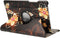 iMoshion Tablet Hoes Geschikt voor Samsung Galaxy Tab A7 - iMoshion 360° Draaibare Design Bookcase - Zwart /Butterfly Flower