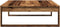 vidaXL - Salontafel - 100x100x35 - cm - bewerkt - hout - oude - houtkleurig