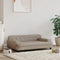 vidaXL - Hondenmand - 90x53x30 - cm - kunstleer - cappuccinokleurig