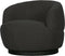 BePureHome Woolly Draaifauteuil - Boucle - Antraciet - 71x84x88