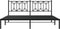 vidaXL - Bedframe - met - hoofdbord - metaal - zwart - 180x200 - cm