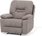 BERGEN - TV-fauteuil - Beige - Polyester
