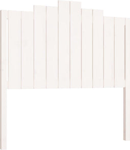 vidaXL - Hoofdbord - 106x4x110 - cm - massief - grenenhout - wit