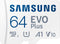 Samsung EVO Plus (2021) - Micro SDXC Kaart - 130 MB/s - 64 GB - Inclusief SD Adapter