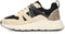 POSH by Poelman CAROCEL - Dames sneaker - Vetersluiting - Zwart met beige