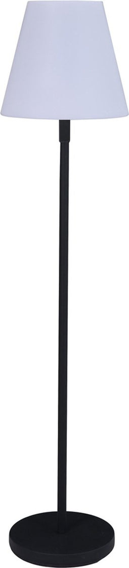 Vloerlamp Zwart Staal/Kunststof - Buitenlamp - 35x35x150cm - Stella - Giga Meubel