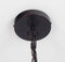 Lucande - kroonluchter - 5 lichts - metaal - H: 43.8 cm - E14 - roestbruin