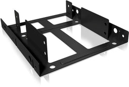 Icy Box IB-AC643 - Inbouwframe 2x 2,5 inch SSD/HDD - Geschikt voor 3,5 inch schacht