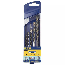 IRWIN 10501938 - HM-cordless steenboor - 5-delige set 4-5-6-8-10 mm (5 stuks)