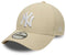 New Era Linen 9fortyâ® New York Yankees Cap 60357963 - Kleur Grijs - Maat 1SIZE