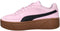 PUMA Club II Era Platform SD Wns - Lage sneakers - Suède bovenwerk - Pearl Pink-PUMA Black