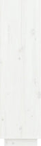 vidaXL - Schoenenkast - 60x34x105 - cm - massief - grenenhout - wit