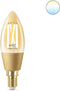 WiZ Filament C35 E14 - Slimme lamp - Instelbaar wit licht - Amber
