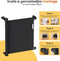 Goliving Oprolbaar Traphekje - Veiligheidshekje - Push & Turn - 10 tot 150 cm Breed - Aluminium frame - Zwart