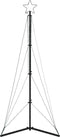 vidaXL - LED-kerstboom - 363 - LEDs - koud - wit - 182 - cm