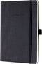 Sigel notitieboek - Conceptum Pure - A5 - zwart - hardcover - 194 pagina's - 80 grams - ruit - SI-CO121