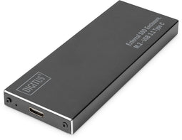 Assmann M.2 SSD-behuizing - Extern - USB 3.2 Gen 2 - Zwart