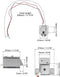 ® DC12V Solenoid Elektromagnetisch Elektrisch Slot, voor Beveiligingssysteem Kluizen Deur Kast Kastd