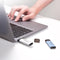 Transcend ESD300 - Draagbare SSD - 512GB - 10 Gbps - Zilver