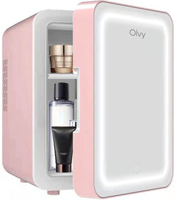 Olvy Skincare Fridge - Mini Koelkast - 4 Liter - Inclusief E-Book en Spiegel