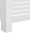vidaXL Radiatorombouwen 2 st 112x19x81.5 cm MDF wit