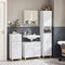 SoBuy BZR91-W - Badkamer kolomkast - 2 deuren - 34 x 30 x 170 cm - Wit