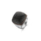 TI SENTO Ring 1929BR - Zilveren dames ring - Zwarte zirkonia - Maat 58
