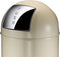 EKO Pushcan - Prullenbak 40 liter - Staal - Crème