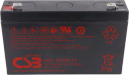 CSB-HRL634W - 6V AGM Loodzuuraccu - 5.6Ah 34Wh hoge stroombestendig - 151x34x98.3mm