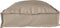 vidaXL - Ligbedkussens - voor - Bank - 2 - stuks - Taupe - 100x40x8 - cm - Oxford - Stof