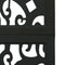 vidaXL - Kamerscherm - met - 3 - panelen - massief - paulowniahout - zwart