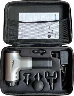 Hyundai Massage Gun - Light Grey - In Reiskoffer