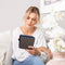imoshion E-reader Hoesje - Geschikt voor Kobo Clara HD - Vegan Leather Bookcase - Donkerblauw