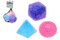 3 Slow Rise Glitter Vormen - Zacht - Set van 3