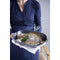 Le Creuset gietijzeren vierkante grillpan - 26cm - Mat Zwart