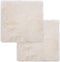 vidaXL - Stoelkussens - 2 - st - 40x40 - cm - echt - schapenvacht - wit