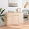 vidaXL - Dressoir - 110x34x75 - cm - massief - grenenhout
