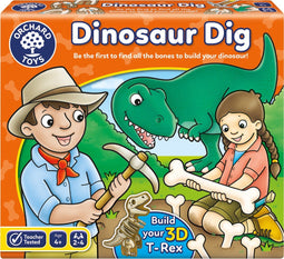 Orchard Toys Dinosaur Dig - Educatief spel - 3D-dinosaurus bouwen - vanaf 4 jaar