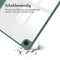 imoshion Tablet Hoes - Geschikt voor Samsung Galaxy Tab A9 Plus - Trifold Hardcase Bookcase - Groen