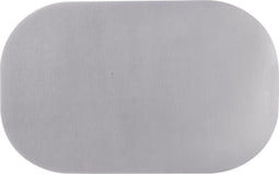 Atmosphera Nina Soft placemats/Onderleggers - Set van 4 - 44x28cm - Lichtgrijs