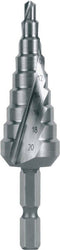 RUKO 101051H - Getrapte boor HSS 4-20 mm - Diepgeslepen spiraalvormige spaangroef (1 stuk)