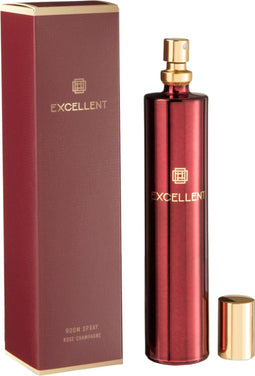 J-Line huisparfum Excellent – Rose Champagne - glas – rood