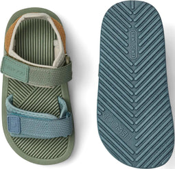 Liewood Monty sandalen - Jagergroen multimix - Maat 25 - Zomerschoenen - Kinderen