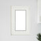 Kelderraam "RISOR" 50x75 cm draai-kiep DIN links wit