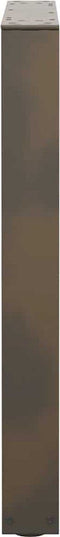 vidaXL - Eettafelpoten - 2 - st - V-vormig - 60x(72-73,3) - cm - staal - naturel